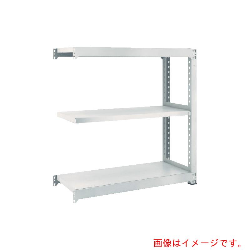 【別途送料あり】トラスコ中山（TRUSCO）　TRUSCO　スチールラック　Ｍ５型中量棚　９００Ｘ７２１ＸＨ１２００　３段　連結　ネオグレー　【品番：M5-4373B】