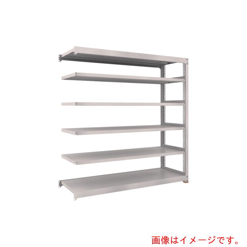 【別途送料あり】トラスコ中山(TRUSCO) TRUSCO スチールラック M5型中量棚 900×471×H1800 6段 連結 免震樹脂ベース付 ネオグレー ネオグレー 【品番:M5-6356BSFC】|住設プロ 店