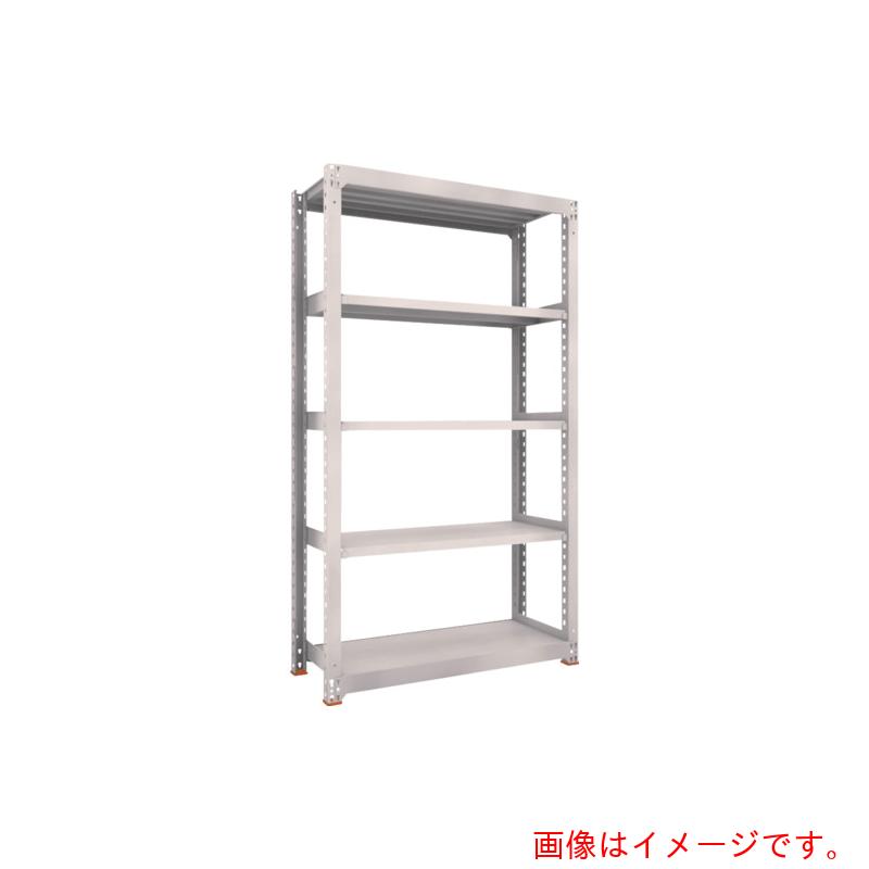 【別途送料あり】トラスコ中山(TRUSCO) TRUSCO スチールラック M5型中量棚 1200X471XH2100 5段 単体 免震樹脂ベース付 ネオグレー ネオグレー 【品番:M5-7455SFC】|住設プロ 店