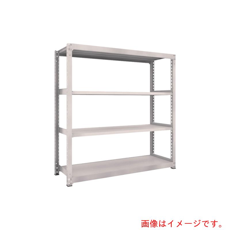 【別途送料あり】トラスコ中山(TRUSCO) TRUSCO スチールラック M5型中量棚 1500X571XH2100 4段 単体 ネオグレー 【品番:M5-7564】|住設プロ 店