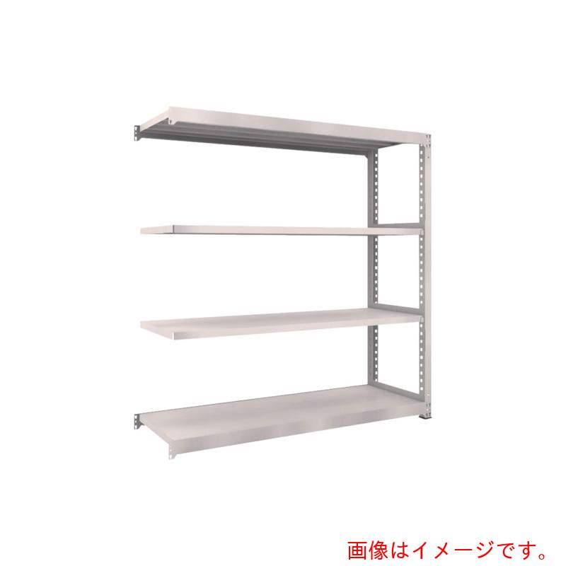 【別途送料あり】トラスコ中山（TRUSCO）　TRUSCO　スチールラック　Ｍ５型中量棚　１８００Ｘ７２１ＸＨ２１００　４段　連結　ネオグレー　【品番：M5-7674B】