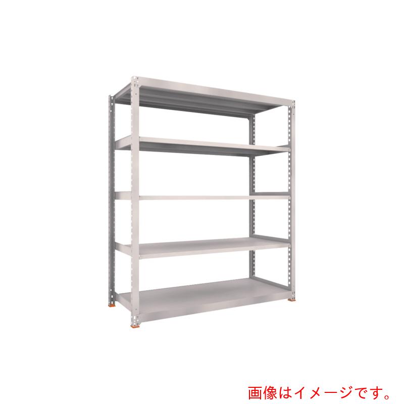 【別途貨物輸送あり】トラスコ中山（TRUSCO） TRUSCO スチール写真仕合わせ Ｍ５型中量棚 １８００Ｘ７２１ＸＨ２１００ ５段 単体 免震脂軍事基地付 ネオ薄墨色 ネオ薄墨色 【品番：M5-7675SFC】