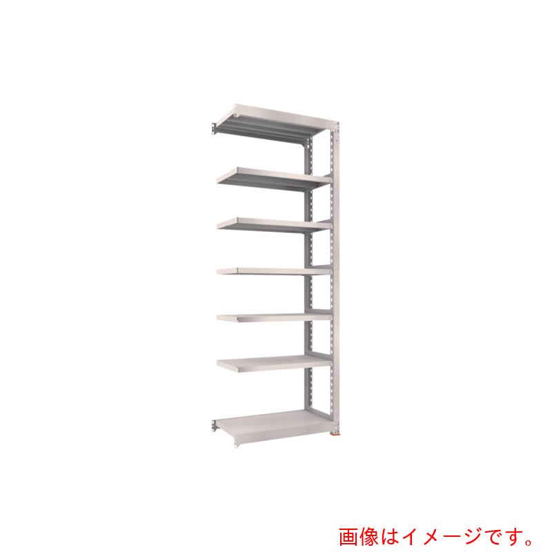【別途送料あり】トラスコ中山（TRUSCO）　TRUSCO　スチールラック　Ｍ５型中量棚　９００&times;４７１&times;Ｈ２４００　７段　連結　免震樹脂ベース付　ネオグレー　ネオグレー　【品番：M5-8357BSFC】｜住設プロ　店