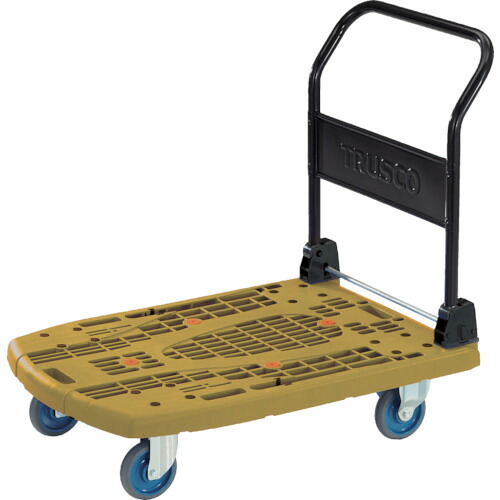 トラスコ中山（TRUSCO）　TRUSCO　樹脂台車　カルティオビッグ　折畳　９００Ｘ６００　オリーブ　【品番：MPK-906-OG】