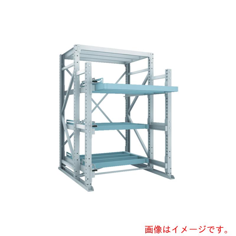 【別途送料あり】トラスコ中山（TRUSCO）　TRUSCO　フルスライダーラック　スライド４段　スチール板無し　単体　【品番：NSFS-24-4K】