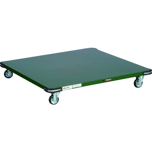 【別途送料あり】トラスコ中山（TRUSCO）　TRUSCO　鋼鉄製平台車　１２００Ｘ１２００　Φ１００プレス車　【品番：PHT-1212H】