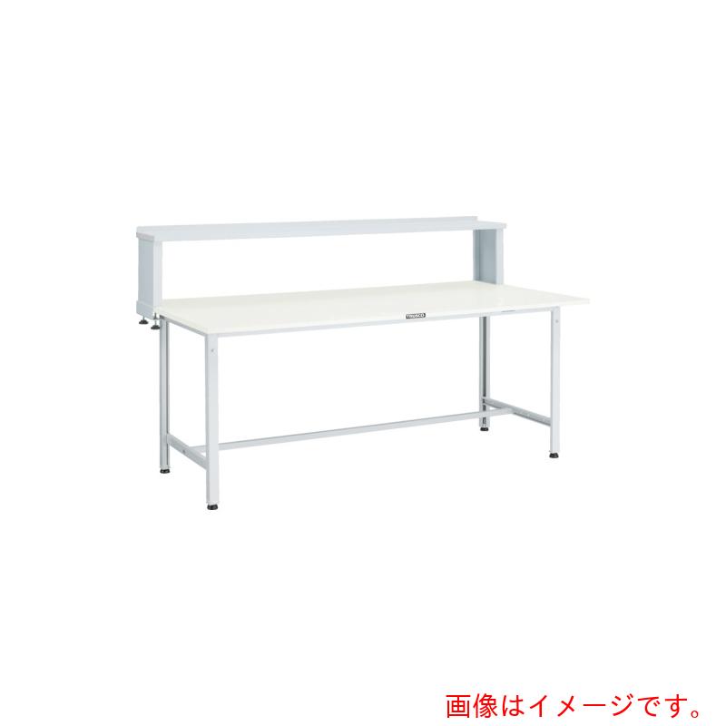 【別途送料あり】トラスコ中山(TRUSCO) TRUSCO 軽荷重作業台(300kg)AE型 1500X750XH1044(全高) 上棚付 ホワイト色 【品番:RAE-1500YURB W】|住設プロ 店