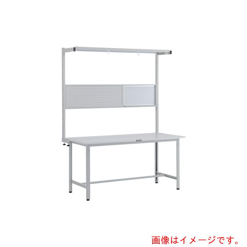 【別途送料あり】トラスコ中山（TRUSCO）　TRUSCO　軽荷重作業台（３００ｋｇ）ＡＥ型　１５００Ｘ９００ＸＨ１９４８（全高）　ツールハンガーフルセット付　ホワイト色　【品番：RAE-1509THFS W】