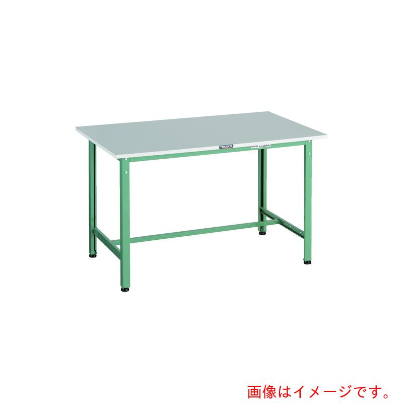 【別途貨物輸送あり】トラスコ中山（TRUSCO） TRUSCO 軽掛け目御役目台（３００ｋｇ）ＲＡＥ２型 ＲｏＨＳ２対応天板 １２００Ｘ９００ＸＨ７４０ 緑であること色 【品番：RAE2-1209】 作業台-DIY・工具-はしご・作業台