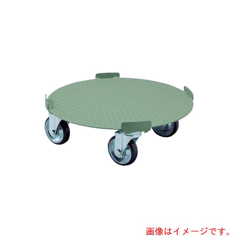 トラスコ中山（TRUSCO）　TRUSCO　円形台車　４点ガイド型　荷重３００ｋｇ　台寸Φ６１０　ストッパー無し　【品番：RB-300】