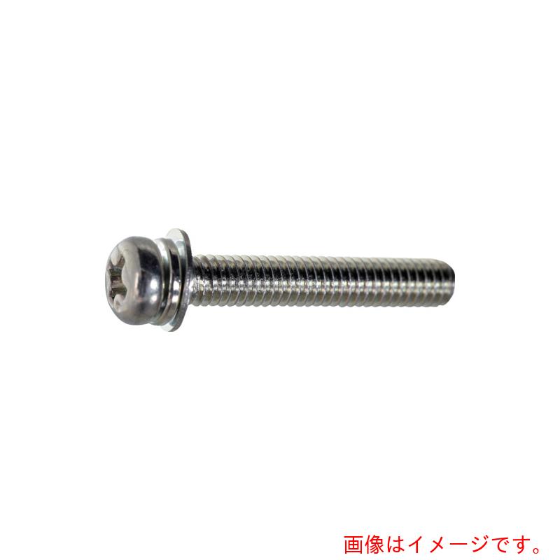 トラスコ中山（TRUSCO）　TRUSCO　ナベ頭座金組込ねじ　Ｐ＝４　三価白　Ｍ３．５×７　７５０本入　（ばね座金＋ＪＩＳ小形ワッシャー付き）　ヘキサゴンパック　【品番：S013-3507】