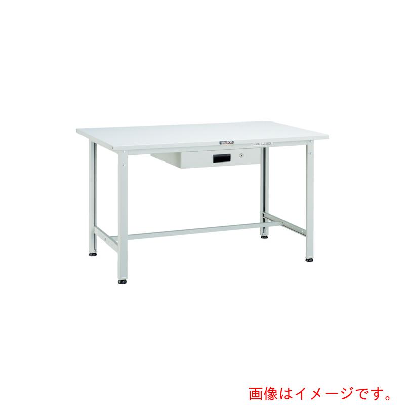 【別途送料あり】トラスコ中山(TRUSCO) TRUSCO 軽荷重作業台(300kg)AE型 1800X750XH740 薄型1段引出付 ダークグレー色 【品番:SAE-1800UDK1 DG】|住設プロ 店