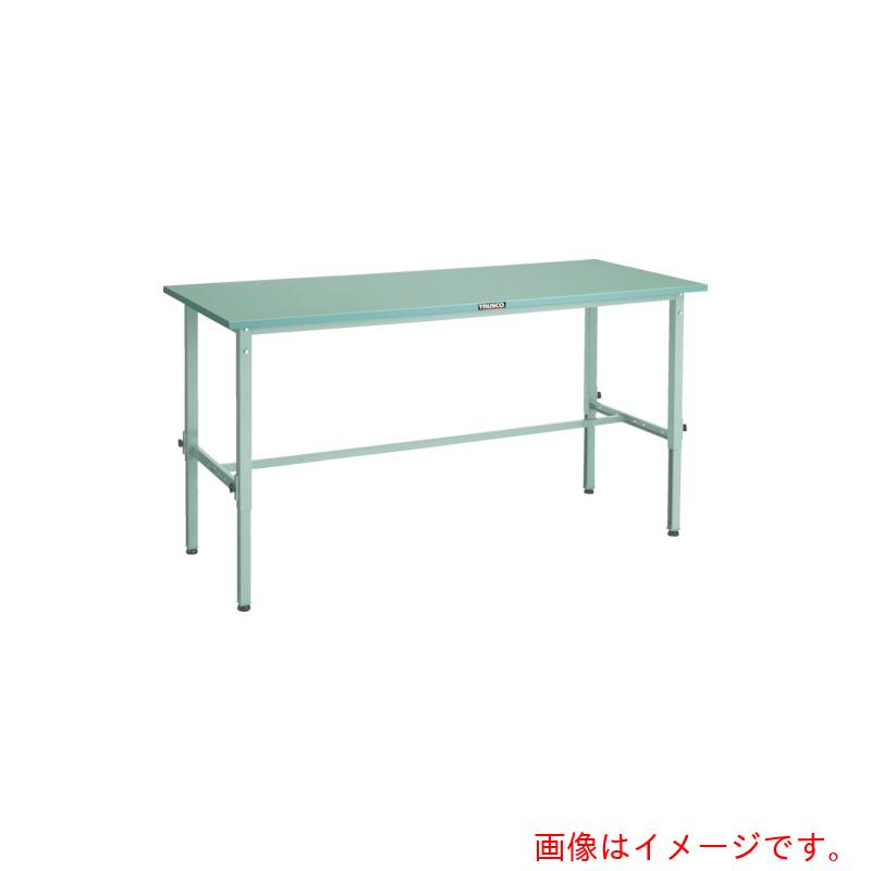 【別途送料あり】トラスコ中山（TRUSCO）　TRUSCO　軽荷重作業台高さ調節式（１５０ｋｇ）ＡＥＭ型　１２００Ｘ７５０ＸＨ６５０～９５０　基本タイプ　ホワイト色　【品番：SAEM-1200 W】