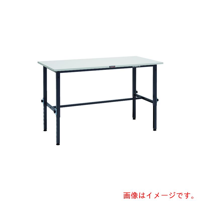 トラスコ中山（TRUSCO）　TRUSCO　軽荷重作業台高さ調節式（１５０ｋｇ）ＡＥＭ型　１２００Ｘ６００ＸＨ６５０～９５０　基本タイプ　ダークグレー色　【品番：SAEM-1260 DG】｜住設プロ　店
