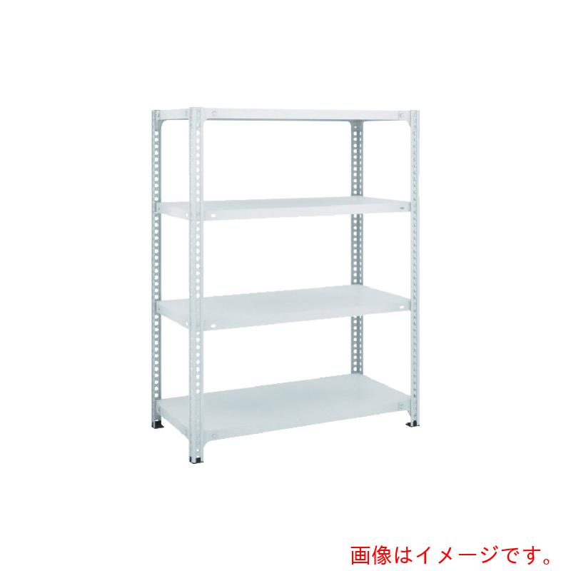 【別途送料あり】トラスコ中山（TRUSCO）　TRUSCO　スチールラック　ＳＢＬ型抗菌塗装セミボルトレス軽量棚　Ｗ１５００ＸＤ４５０ＸＨ１２００　４段　Ｗ色　【品番：SBL-4544-W】