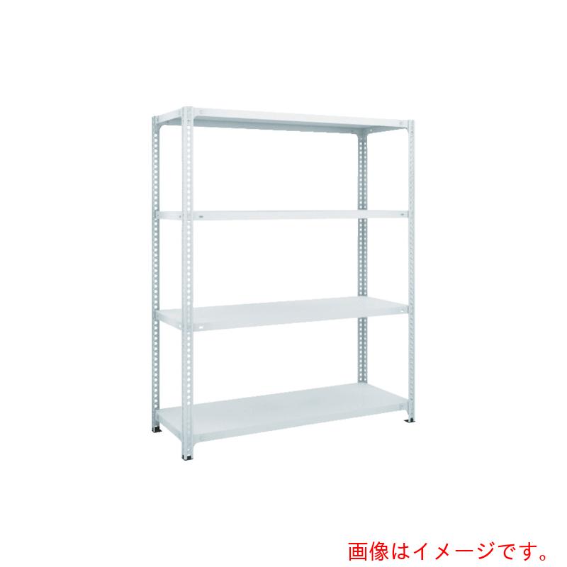 トラスコ中山（TRUSCO）　TRUSCO　スチールラック　ＳＢＬ型抗菌塗装セミボルトレス軽量棚　Ｗ１２００ＸＤ３００ＸＨ１５００　４段　Ｗ色　【品番：SBL-5434-W】