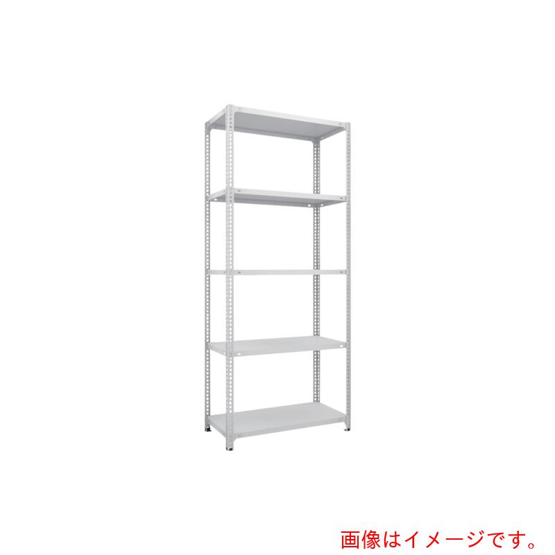 トラスコ中山（TRUSCO） TRUSCO スチールラック ＳＢＬ型抗菌塗装セミボルトレス軽量棚 Ｗ８７５ＸＤ３００ＸＨ２１００ ５段 Ｗ色 【品番：SBL-7335-W】