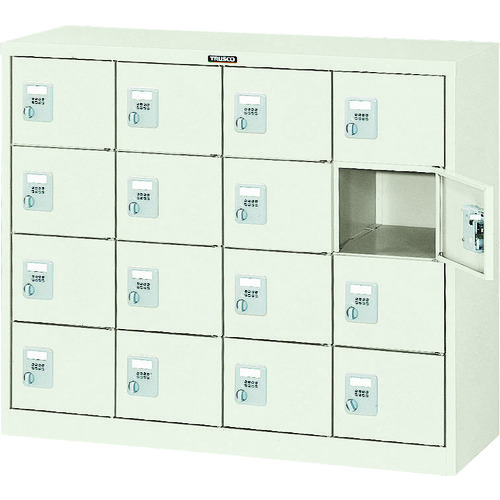 【別途貨物輸送あり】トラスコ中山（TRUSCO） TRUSCO シューズ容れもの １６人用 １０５０Ｘ３８０ＸＨ８８０ 手ぶら足がかり 【品番：SC-16WK】