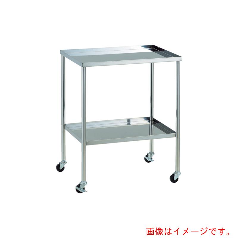トラスコ中山（TRUSCO）　TRUSCO　ステンレスワゴン　ＳＵＳ３０４ワゴン　上下皿　７５０Ｘ４５０　【品番：SCW-2C】