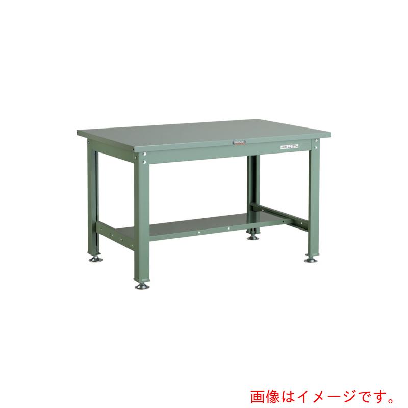 【別途送料あり】トラスコ中山（TRUSCO）　TRUSCO　中荷重作業台（１２００ｋｇ）ＨＷ型　９００Ｘ６００ＸＨ７４０　基本タイプ　グリーン色　緑　【品番：SHW-0960】