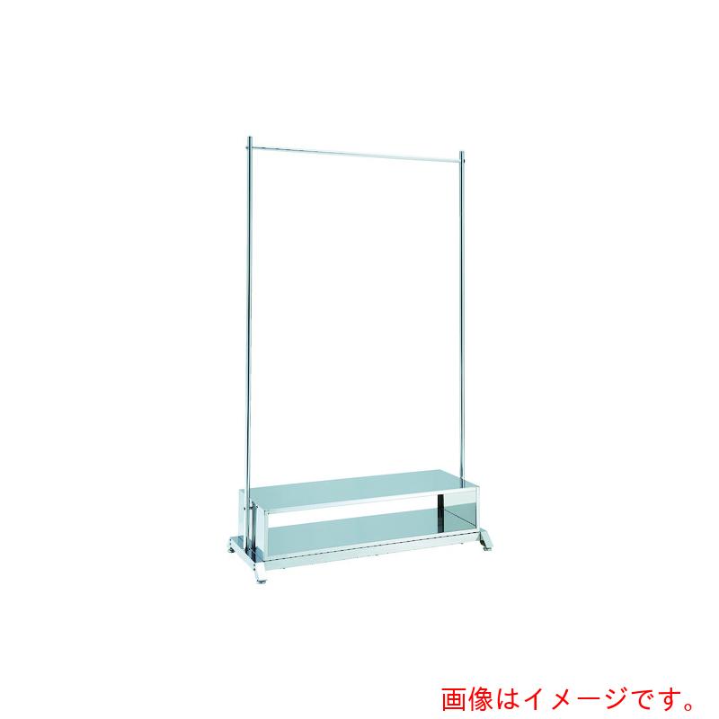 トラスコ中山（TRUSCO） TRUSCO ステンレスハンガーラック台付き添い人 Ｗ１２００ＸＨ２０００ 【品番：SUHR20-120D】 DIY・工具-安全・保護用品