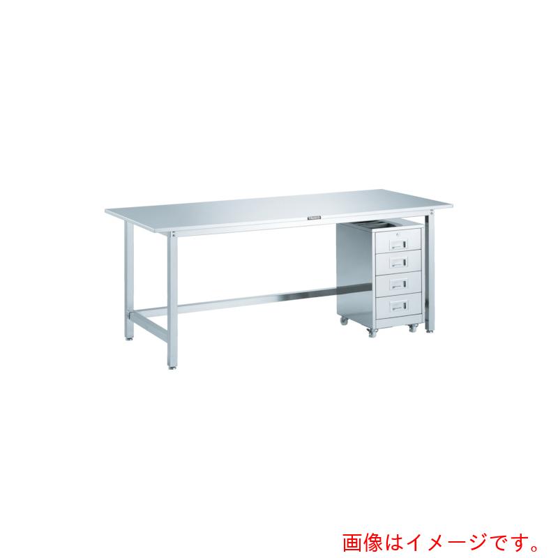 【別途送料あり】トラスコ中山(TRUSCO) TRUSCO SW3型オールステンレス作業台 キャビネットワゴンA型付 【品番:SW3-1275SWA】|住設プロ 店