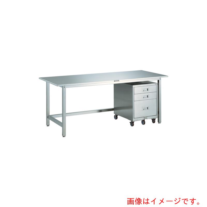 【別途送料あり】トラスコ中山（TRUSCO）　TRUSCO　ＳＷ３型オールステンレス作業台　キャビネットワゴンＢ型付　【品番：SW3-1890SWB】