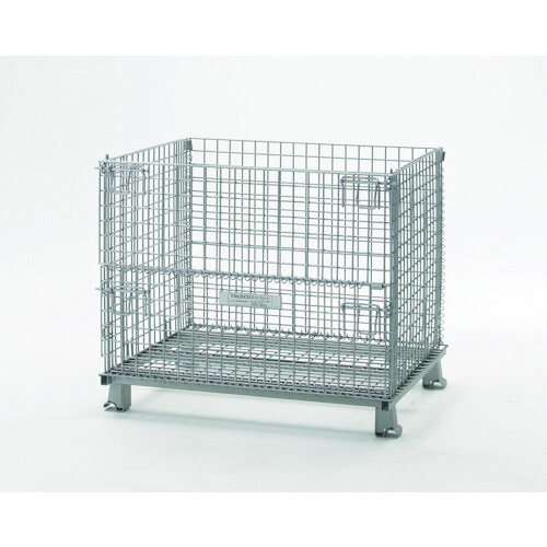 【別途送料あり】トラスコ中山（TRUSCO）　TRUSCO　ネットパレット　１０００Ｘ８００Ｘ８５０　クロムフリー　【品番：T0810G】