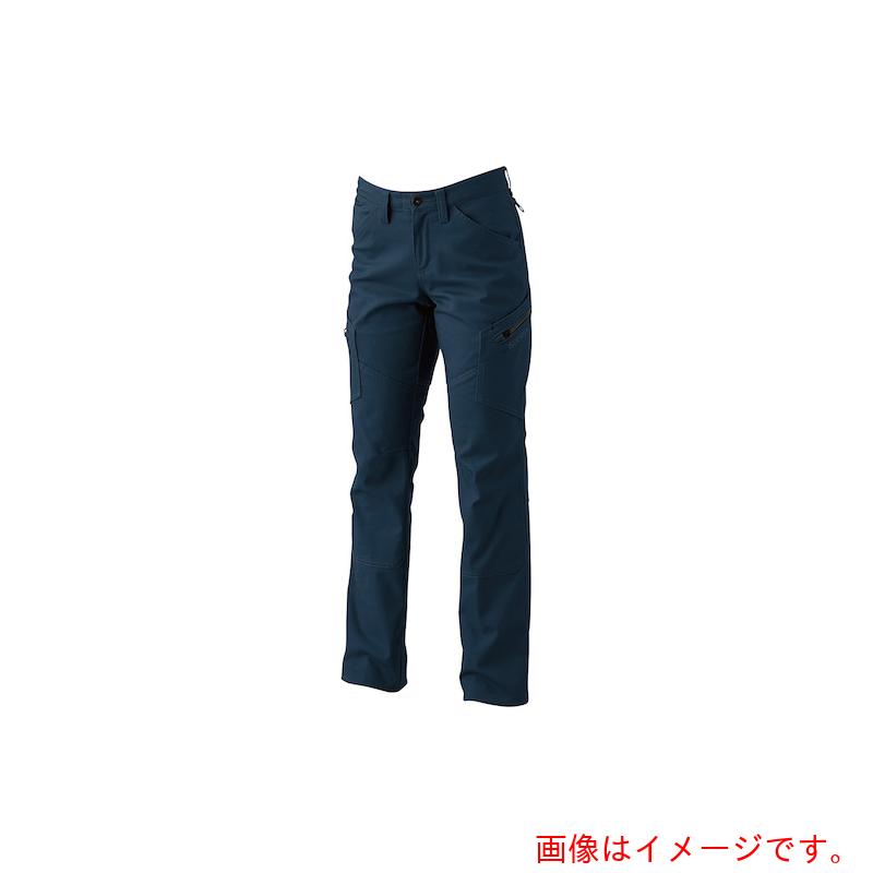 ★TS DESIGN　ハイブリッドコットンレディースカーゴパンツ　３Ｌ　ネイビー　【品番：35141 3L 45】