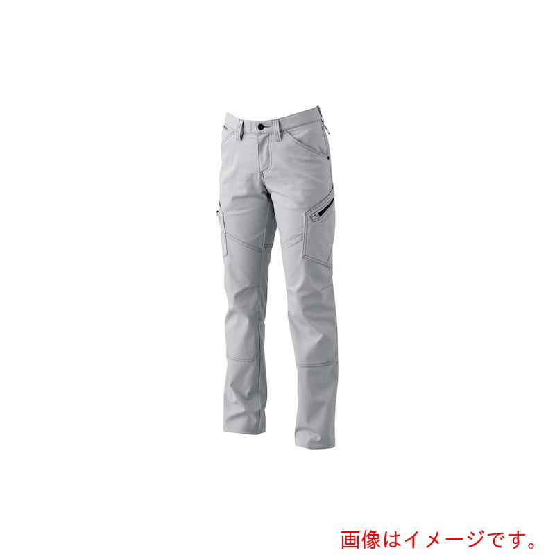 ★TS DESIGN　ハイブリッドコットンレディースカーゴパンツ　Ｌ　シルバーグレー　【品番：35141 L 25】