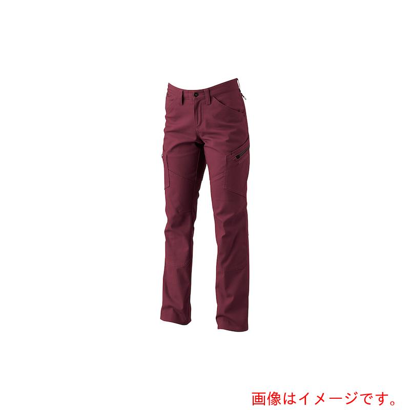 ★TS DESIGN　ハイブリッドコットンレディースカーゴパンツ　Ｍ　ワイン　【品番：35141 M 75】