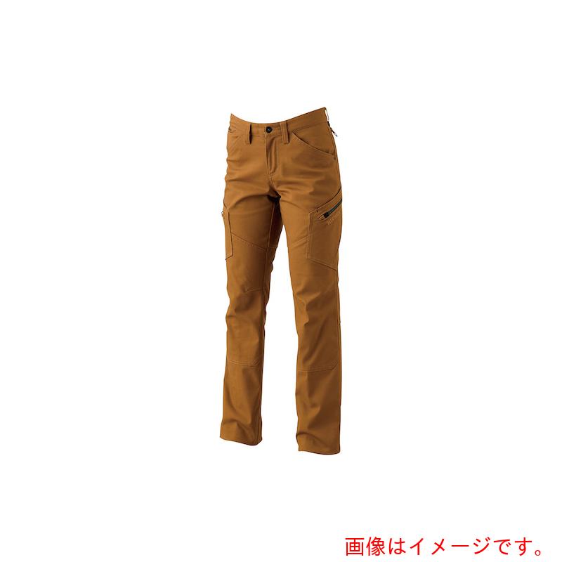★TS DESIGN　ハイブリッドコットンレディースカーゴパンツ　Ｓ　キャメル　【品番：35141 S 65】