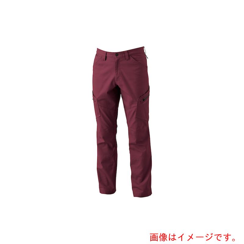 ★TS DESIGN　ハイブリッドコットンメンズカーゴパンツ　６Ｌ　ワイン　【品番：3514 6L 75】