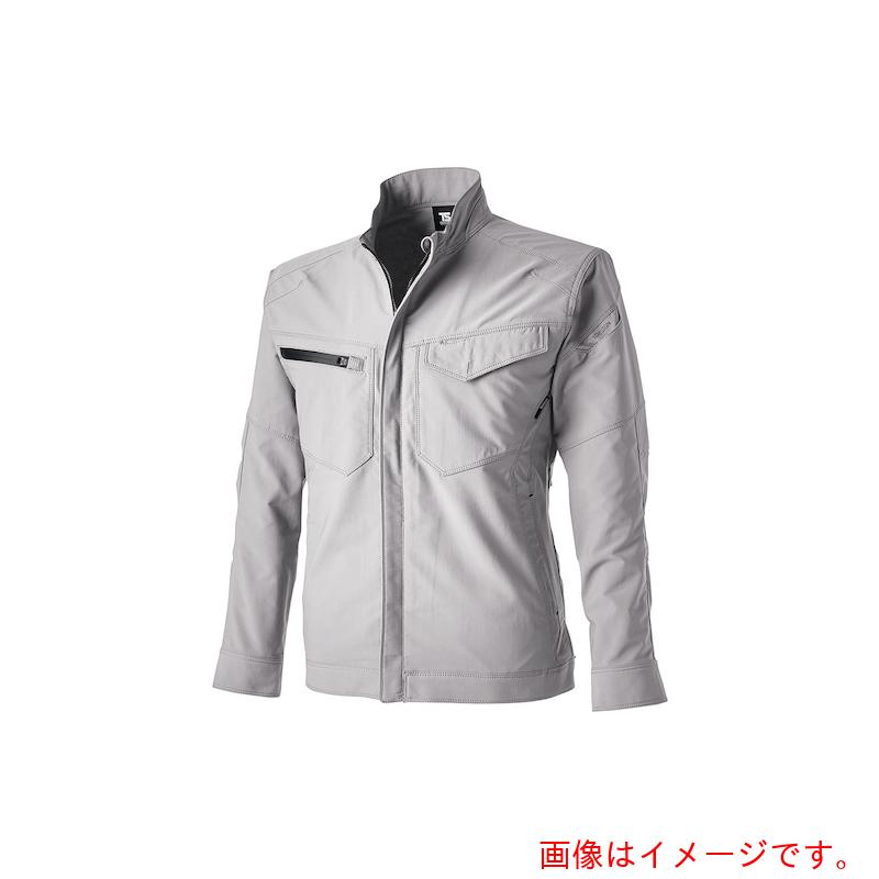 ★TS DESIGN　エコハイブリッドダブルクロスジャケット　ＬＬ　シルバーグレー　【品番：4616 LL 25】