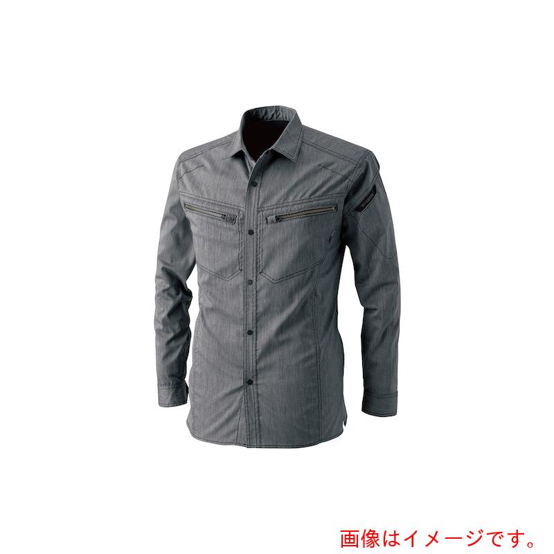 ★TS DESIGN　ＬＩＧＨＴ　ＴＥＣロングスリーブシャツ　ＬＬ　ブラック　【品番：5305 LL 95】