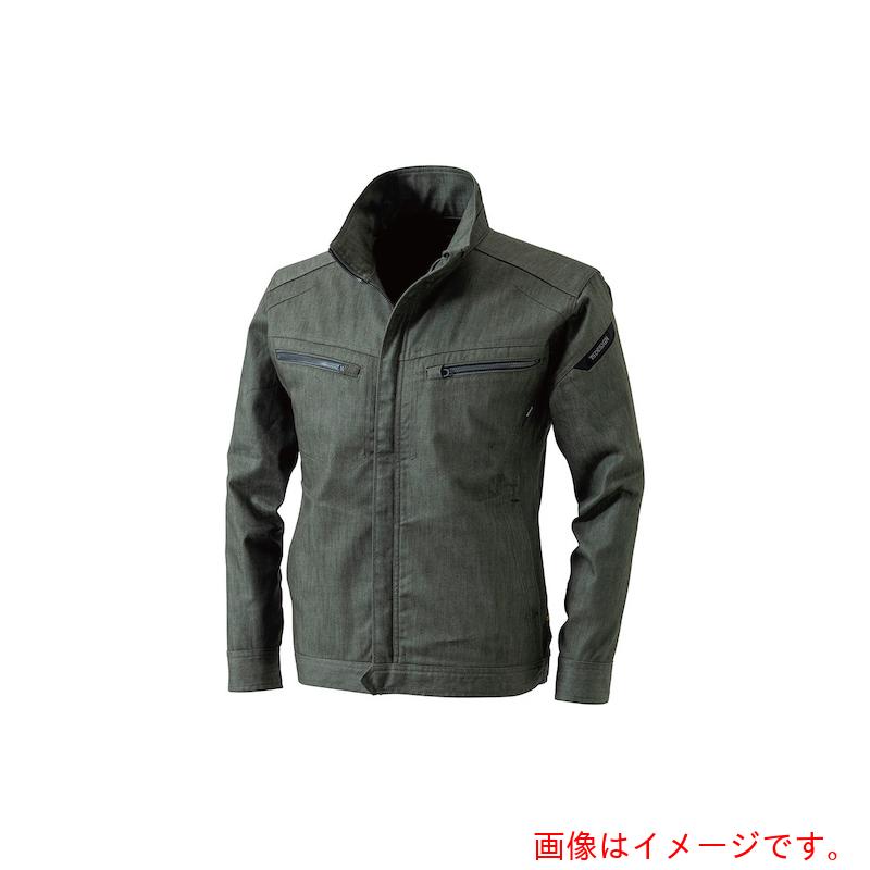 ★TS DESIGN　ＴＳ　ＬＡＹＥＲＥＤ　ＴＷＩＬＬ　ロングスリーブジャケット　Ｍ　カーキグリーン　【品番：5316 M 55】