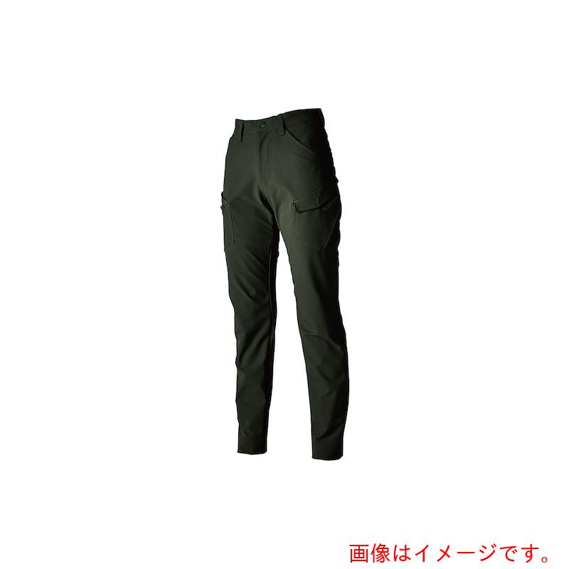 ★TS DESIGN　ＴＳエコダブルライトクロスレディースカーゴパンツ　Ｍ　カーキグリーン　【品番：56041 M 55】