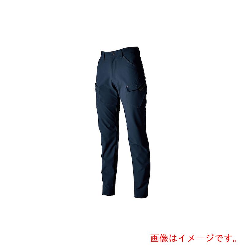 ★TS DESIGN　ＴＳ４Ｄエコダブルクロスレディースカーゴパンツ　３Ｌ　ネイビー　【品番：56141 3L 45】