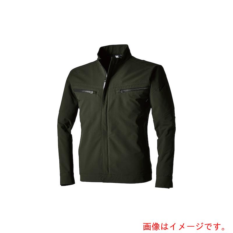 ★TS DESIGN　ＴＳ４Ｄエコダブルクロスジャケット　Ｌ　カーキグリーン　【品番：5616 L 55】｜住設プロ　店