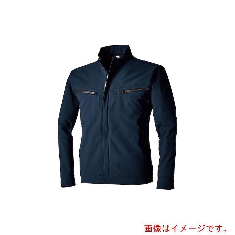 ★TS DESIGN　ＴＳ４Ｄエコダブルクロスジャケット　ＳＳ　ネイビー　【品番：5616 SS 45】