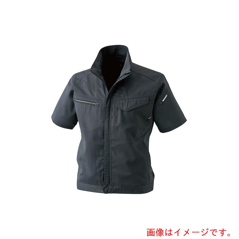 ★TS DESIGN　ＡＩＲ　ＡＣＴＩＶＥショートスリーブジャケット　ＬＬ　チャコールグレー　【品番：8156 LL 25】