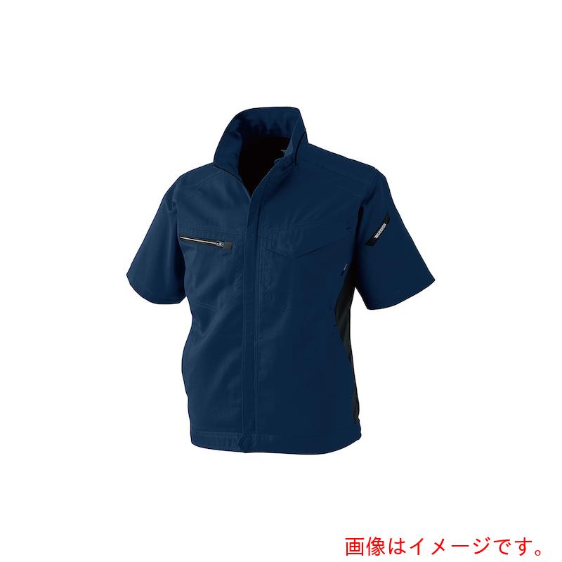 ★TS DESIGN　ＡＩＲ　ＡＣＴＩＶＥショートスリーブジャケット　Ｓ　ネイビー　【品番：8156 S 45】