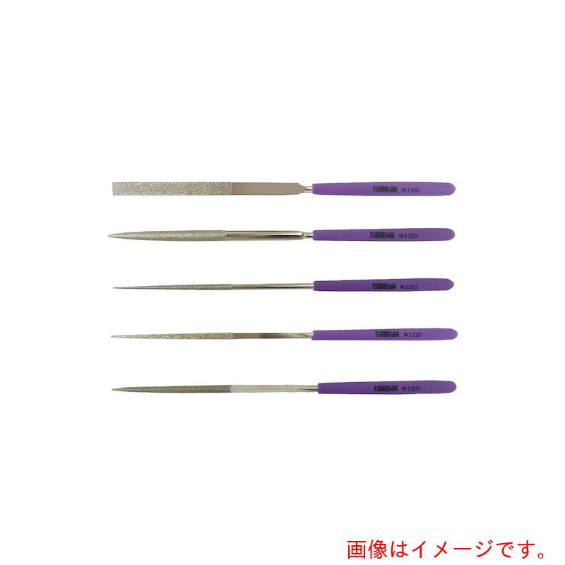 ツボサン（TSUBOSAN）　ダイヤモンドヤスリ　Ｓ－５　セット　＃１００－７０Ｌ　【品番：DSST0500】