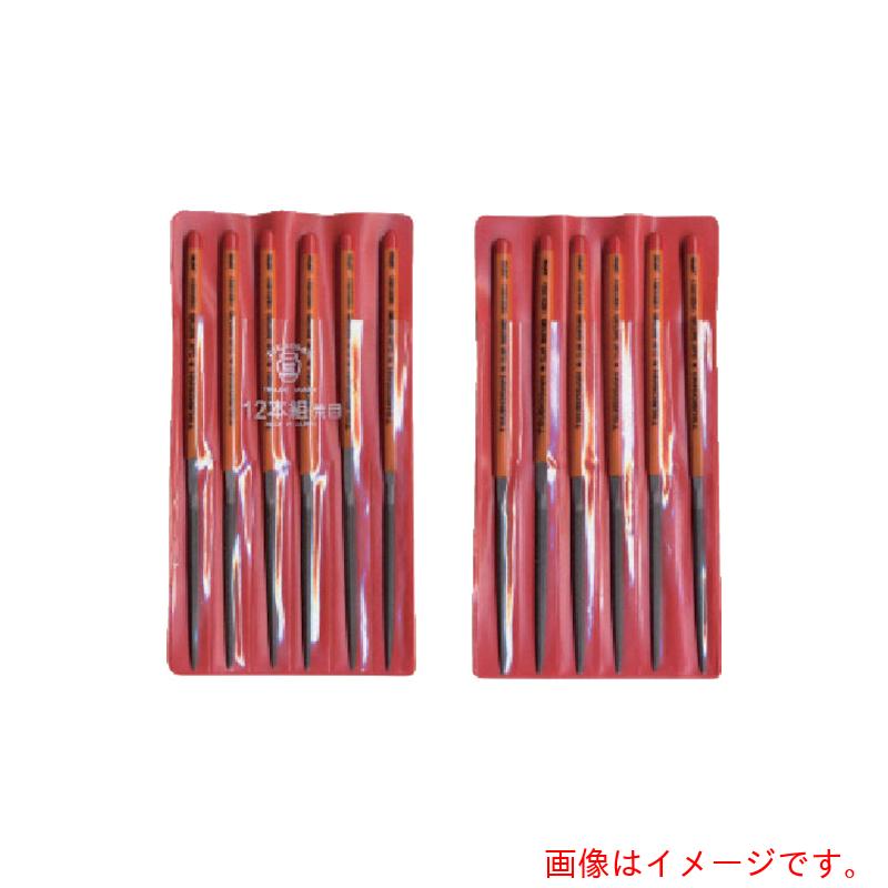 ツボサン（TSUBOSAN） 組ヤスリ １２本組 ハマグリ 荒目 【品番：HG012-01】