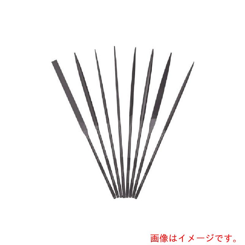 ツボサン（TSUBOSAN）　精密ヤスリ　８本組　丸　＃３（＃６より荒い）　【品番：MA00853T】