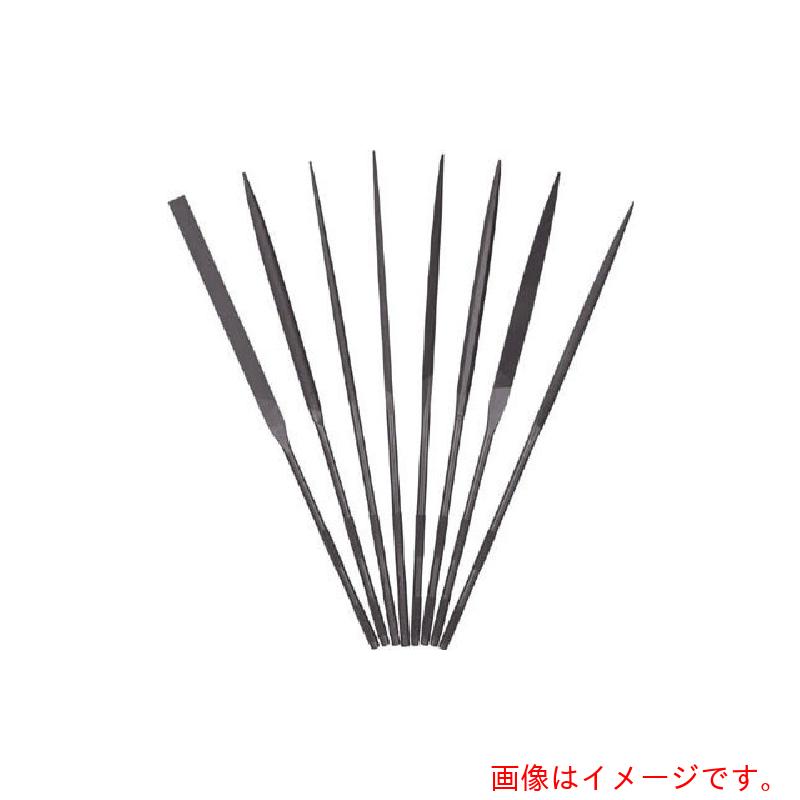 ツボサン（TSUBOSAN） 細やかヤスリ ８本組 ３角形 ＃３（＃６より荒々しい） 【品番：SA00853T】
