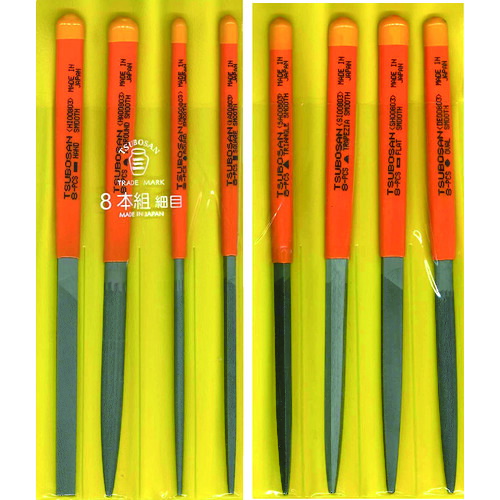 ツボサン（TSUBOSAN） 組ヤスリセット８本組 所せまい 【品番：ST008-03】