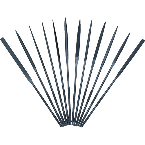 ツボサン（TSUBOSAN）　精密ヤスリ　１２本組セット　【品番：ST01256T】