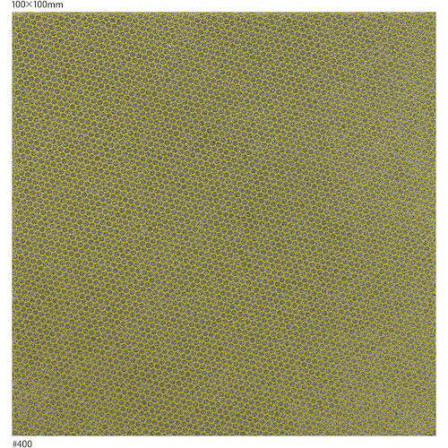 ツボサン（TSUBOSAN） ダイヤモンドヤスリ フレキシブルダイヤモンドシート １００×１００粍 ＃４００ 【品番：TDPJ400L】