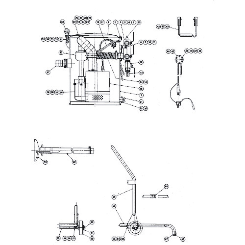鶴見製作所　キャスタベース　【品番：801-16700109-9】